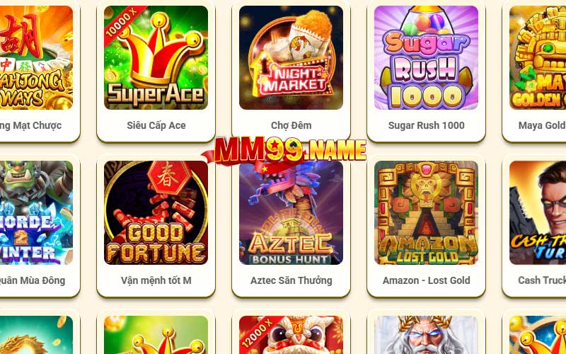 MM99 Casino Khám phá kho game cá cược
